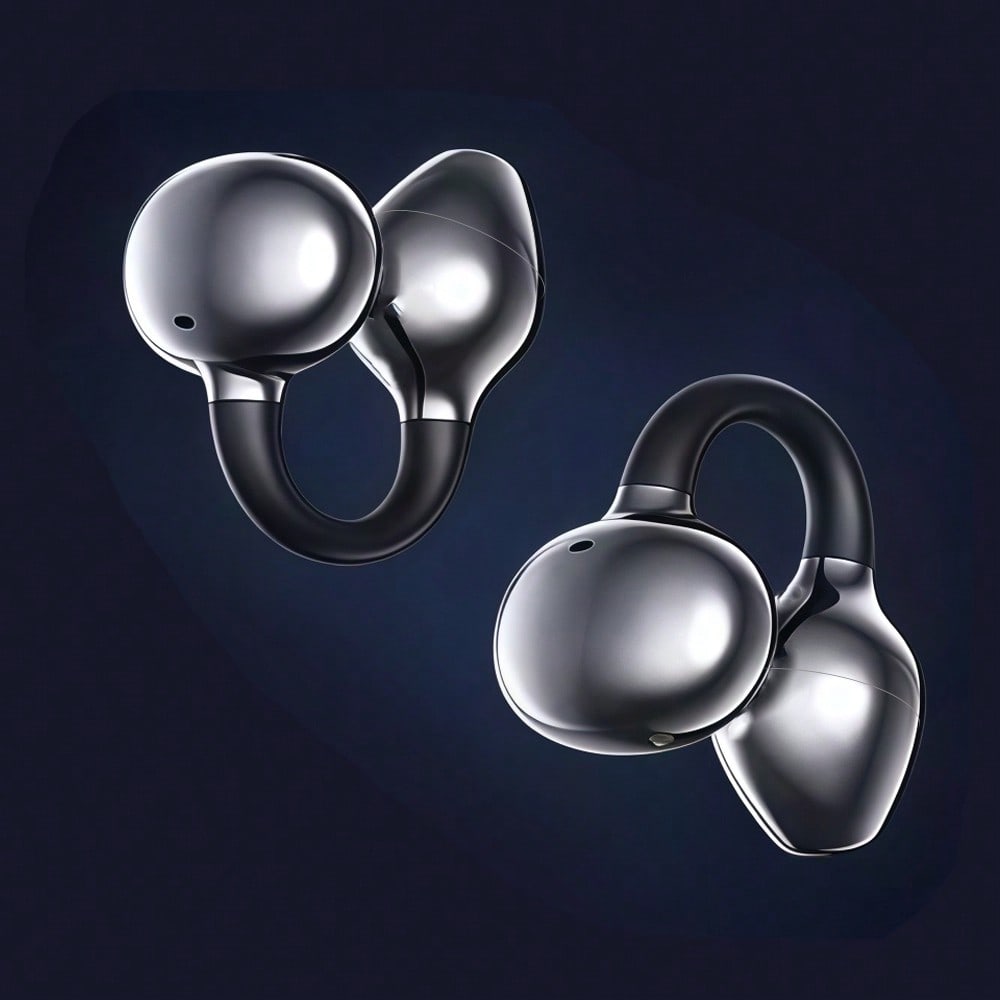 Wireless Open Ear Earclip ENC  - Bone Conduction Running Headphones ulasan dan harga