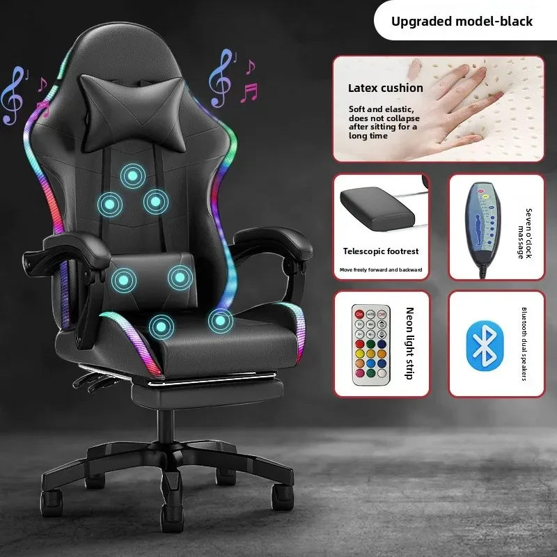 E-sports Chair Lights Bluetoot - Speakers ulasan dan harga