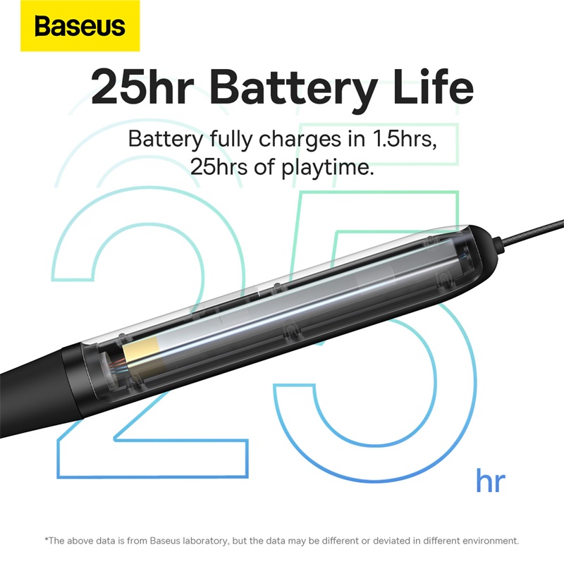 Baseus P1 Headphones Wireless  - Magnetic Neckband Sports Earphones ulasan dan harga