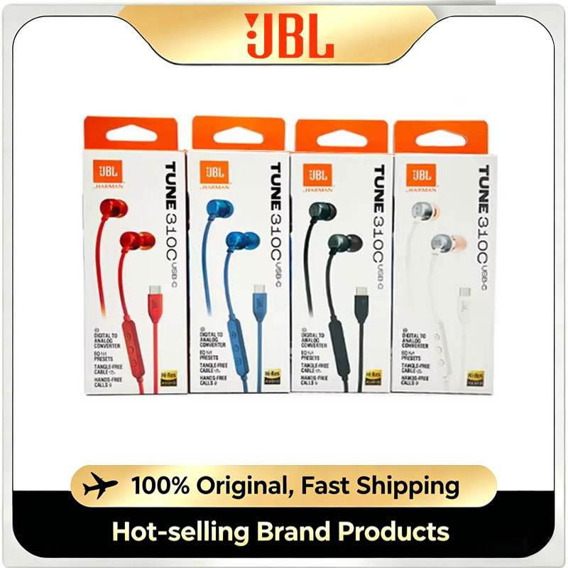 JBL Tune310C USB-C Wired In-ea - Type C Wired Earphones With Mic ulasan dan harga